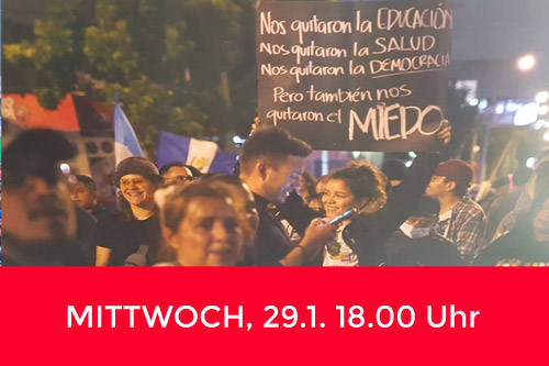 Guatemala – Soziale Verteidigung eines demokratischen Frühlings